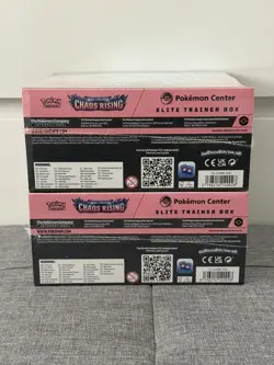 Pokemon Center Chaos Rising Elite Trainer Box ETB Factory Sealed x2 ✅✨ - Image 4
