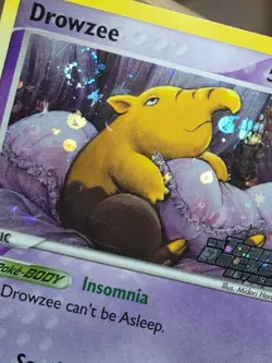 MP SWIRL Pokemon Drowzee (54/109) (Stamped) EX: Team Rocket Returns​ Holo - Image 5