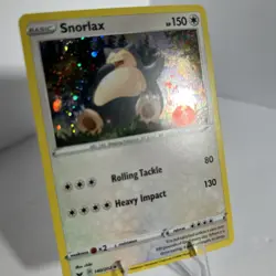 POKEMON SNORLAX 140/202 RARE COSMOS HOLOFOIL SWORD & SHIELD - Image 2