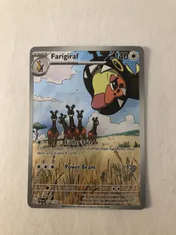 Farigiraf - 228/193 - Pokemon Paldea Evolved Illustration Rare Card NM - Image 1