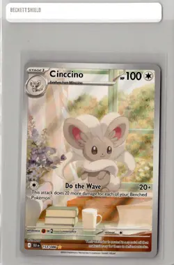 Cinccino 153/086 Illustration Rare Black Bolt Pokemon TCG NM - Image 1