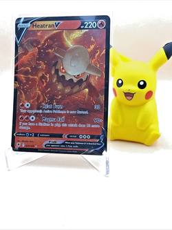 Heatran V 025/189 Holo V Rare Swsh10: Astral Radiance Pokemon NEAR MINT - Image 3