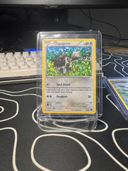Zigzagoon 11/12 NM-MP Holo Rare 2015 Pokemon Mcdonalds Promo Card Kizuki - Image 1