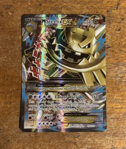 The Pokemon Company M Steelix EX 109/114 XY-Steam Siege Ultra Rare Full Art Holo - Image 1