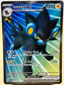 Twilight Masquerade Luxray ex 195/167 Ultra Rare Pokemon NM/M - Image 1