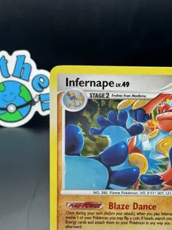 Infernape 3/100 Stormfront Holo MP Mid era Pokemon - Image 2