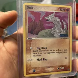 Pokemon Onix 80HP Unseen Forces 65/115 Reverse Holo English Card - Image 3