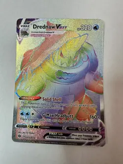 Pokemon Drednaw VMAX (Secret) 75/73 Champions Path Holo Rainbow Rare, See Pics!! - Image 1