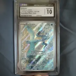 Pokemon TCG Sv09 Journey Together Articuno #161/159 IR Holo CGC 10 2025 - Image 1
