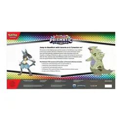 Pokemon Prismatic Evolutions Lucario EX and Tyranitar EX Premium Collection - Image 2