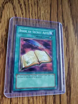 YuGiOh LOB-043 Book of Secret Arts Legend of Blue Eyes White Dragon Unlimited NM - Image 1