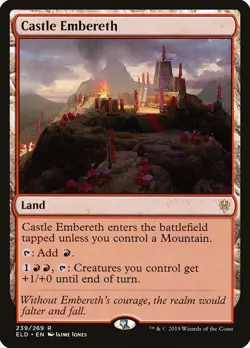 MTG Castle Embereth ** Throne of Eldraine ** English - Image 1