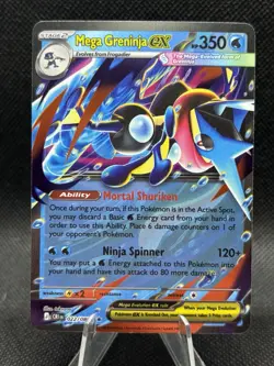 Mega Greninja ex 022/086 Double Rare Chaos Rising Pokemon Holo Near Mint - Image 1