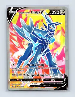 Origin Forme Dialga V SWSH255 Holo Promo Sword & Shield Promo Pokemon Near Mint - Image 1