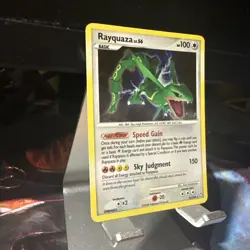 Pokemon TCG Legends Awakened Rayquaza Holo Rare Card 2008 14/146 LP - Image 3