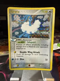 Altaria EX Deoxys 1/107 Reverse Holo Rare Stamped Pokemon TCG Card 2005 LP-/MP+ - Image 1