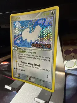 Altaria EX Deoxys 1/107 Reverse Holo Rare Stamped Pokemon TCG Card 2005 LP-/MP+ - Image 2