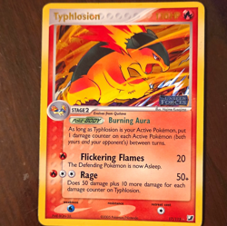 Pokemon TCG Typhlosion 17/115 Unseen Forces Reverse Holo Rare ENG 2005 - Image 1