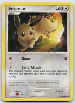 Eevee (63) 63/100 Majestic Dawn Common Pokemon TCG Card - Image 1