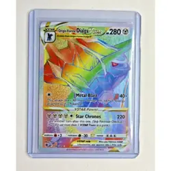 Origin Forme Dialga VSTAR 198/189 Rainbow Rare Astral Radiance Pokemon NM - Image 1