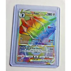 Origin Forme Dialga VSTAR 198/189 Rainbow Rare Astral Radiance Pokemon NM - Image 3