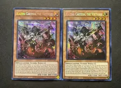 2x Blazing Cartesia, The Virtuous | MP23-EN162 | Prismatic Secret Rare | YuGiOh! - Image 1