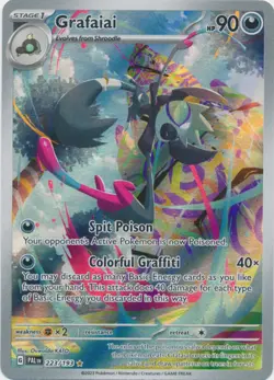 NM-Mint Grafaiai - 223/193 - Illustration Rare Pokemon Paldea Evolved - Image 1