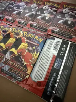Pokemon TCG Scarlet & Violet—Destined Rivals Sealed Booster Pack Lot (14) - Image 2