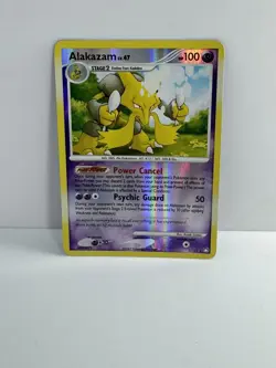 2007 Pokemon, Mysterious Treasures, #2/123 Alakazam LV.47, Reverse Holo Rare - Image 1