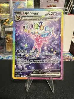 Pokemon Espeon ex Special Illustration Rare Prismatic Evolutions 155/131 Clean - Image 1