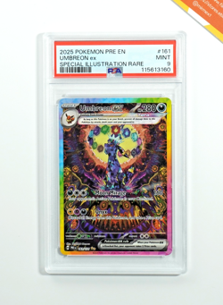 Pokemon PSA 9 Umbreon Ex #161 SIR Prismatic Evolutions 2025 English - Image 1