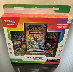 Pokemon TCG First Partner Illustration Collection Series 1 Promo 3 Cards English - Image 1