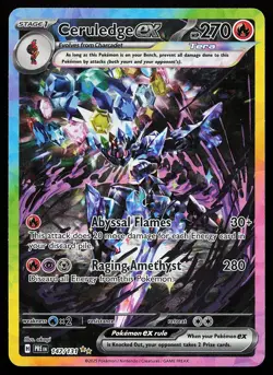 Ceruledge ex 147/131 Special Illustration Rare Prismatic Evolutions Pokemon Card - Image 1