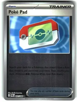 Poke Pad Reverse Holo 081/088 Uncommon Perfect Order Pokemon NM - Image 1