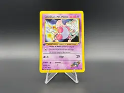 Sabrina's Mr. Mime 94/132 1st Edition | Gym Heroes Pokemon Vintage WOTC - LP/MP - Image 1