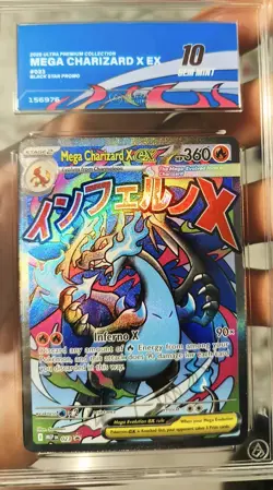 Pokemon TCG Charizard EX Promo Card Aura 10 - Image 1