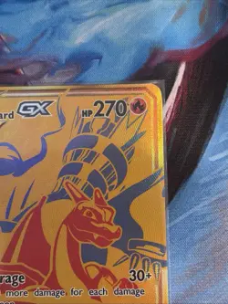 Reshiram & Charizard GX - SM247 Holo Promo Sun & Moon Promo Pokemon Holo NM - Image 3