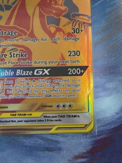 Reshiram & Charizard GX - SM247 Holo Promo Sun & Moon Promo Pokemon Holo NM - Image 5