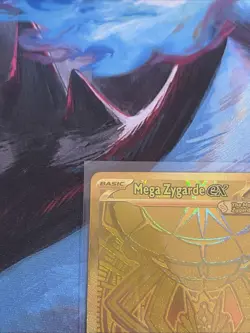 Pokemon TCG Perfect Order Hyper Rare Gold Mega Zygarde EX Full Art 124/088 - Image 2