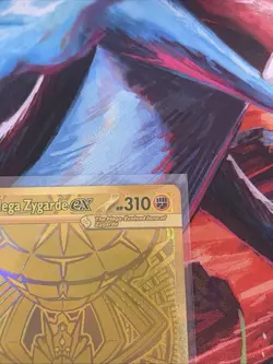 Pokemon TCG Perfect Order Hyper Rare Gold Mega Zygarde EX Full Art 124/088 - Image 3