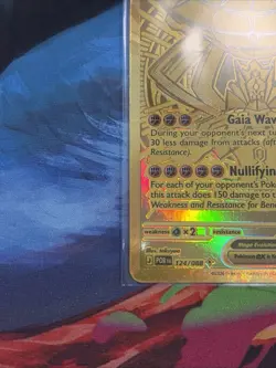 Pokemon TCG Perfect Order Hyper Rare Gold Mega Zygarde EX Full Art 124/088 - Image 5