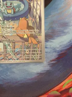 Pokemon TCG Squirtle 148/142 Sv07: Stellar Crown Illustration Rare Full Art Holo - Image 4