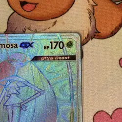 Pheromosa GX - 158/156 - Pokemon Ultra Prism Sun & Moon Secret Rare Card NM - Image 3