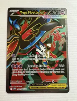 Nintendo Mega Floette EX 101/086 CRi Ultra Rare Holo Basic Psychic HP250 EN - Image 1