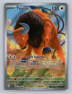 TAUROS 096/086 HOLO ILLUSTRATION RARE CHAOS RISING POKEMON Holo NM *3 - Image 1