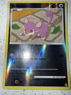 Rattata 73/99 Arceus Reverse Holo Pokemon Card - Image 1