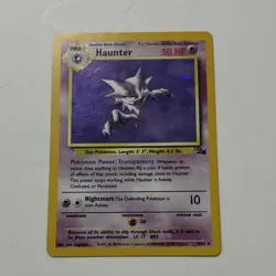 Pokemon TCG Jungle Haunter 6/62 & Mr. Mime 6/64 Holo Lot 2 Cards 1999 DAMAGED - Image 2