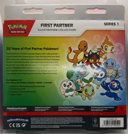 Pokemon TCG First Partner Illustration Collection Series 1 Box SEALED Box Tear - Image 3