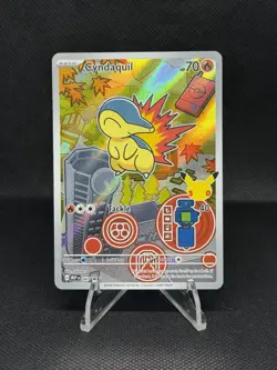 Pokemon TCG Cyndaquil 047 Full Art- First Partner Holo Promo 70 Hp EN - Image 1