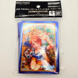 Nami One Piece Card Game Official Sleeves Japan Exclusive Authentic Mint NEW - Image 1